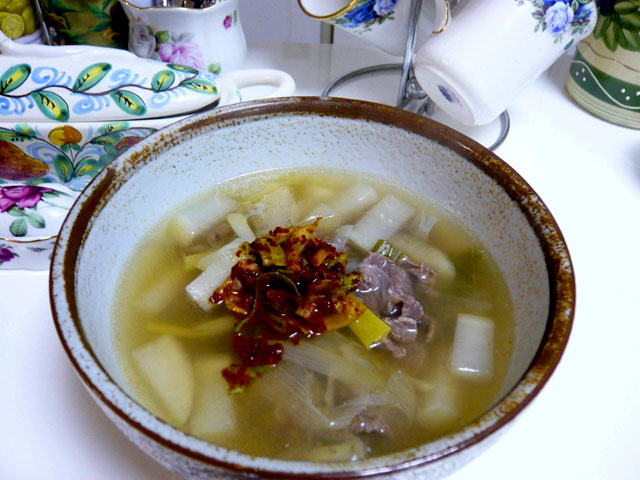 レシピ 牛肉大根スープ 韓国人が伝授する本場の韓国家庭料理レシピ 韓国料理大図鑑